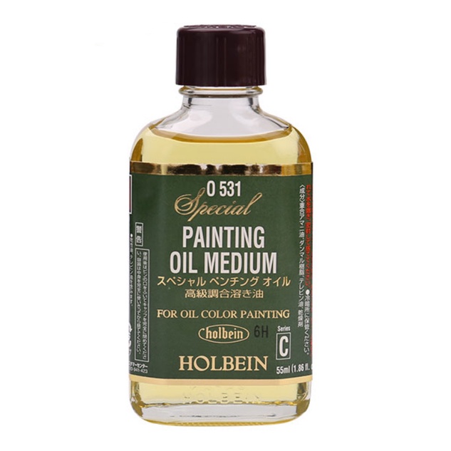 Dung môi hỗn hợp pha sơn dầu Holbein PAINTING OIL MEDIUM No.O531 Series C chai 55ml