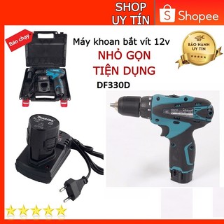 [FREESHIP] MÁY KHOAN, BẮT VÍT CẦM TAY 12V MKT DF330D
