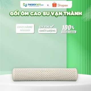Gối ôm cao su thiên nhiên Bolster Vạn Thành 18.5x100cm,thoáng mát,độ đàn hồi cao.