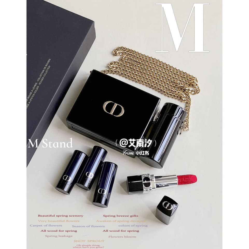 DIOR - Set Son Thỏi Limited Edition Clutch and Lipstick Set 2022