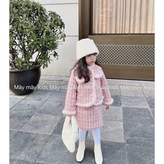 Set dạ hồng lót trần bông