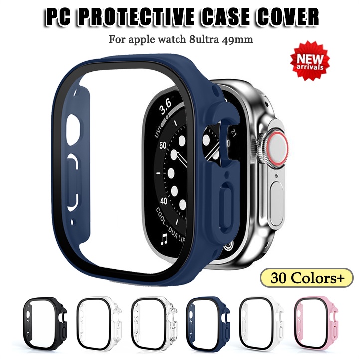 Toàn Bộ Kính Cường Lực PC Bảo Vệ Màn Hình Đồng Hồ Apple Watch Ultra 49mm iWatch 49mm