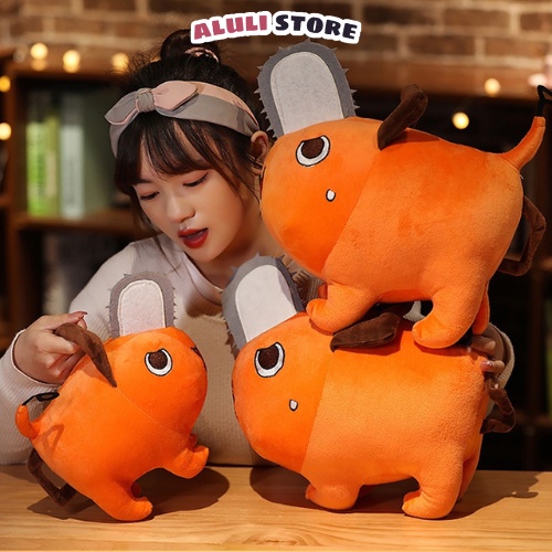 Gấu bông anime Chainsaw Man Pochita nhồi bông dễ thương ALULI