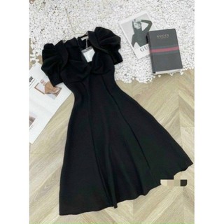 Đầm maxi xoắn ngực bigsize