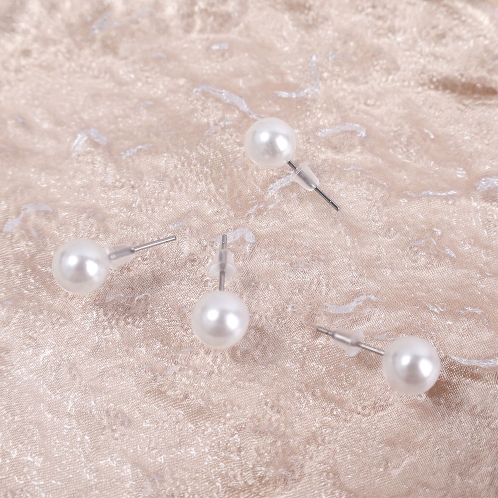 Bông Tai Ngọc Trai Thanh Lịch Đơn Giản Cho Nữ