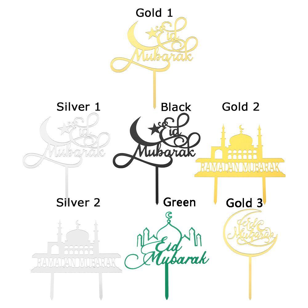 ESPO Phụ Kiện Trang Trí Bánh Kem Phong Cách Hồi Giáo Mới