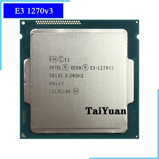 Bộ xử lý ren 8 sợi cho intel zhiqiang e3-1270 v3 e3 1270 v3 e3 1270v3 3.5 ghz quad core l2= 1m l3= 8m 80w lga 1150
