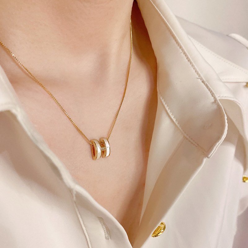 Bông tai chữ H mạ vàng khuyên tai xinh Jennie Accessories G016