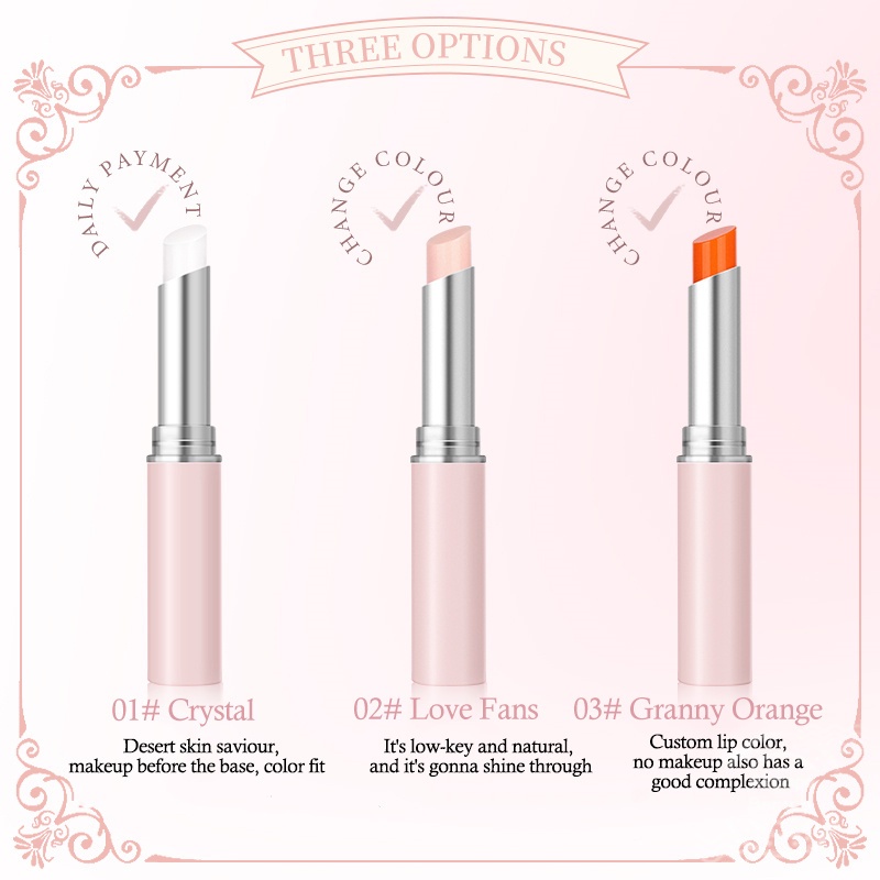 NOVO® Son Dưỡng Môi Mềm Mượt Làm Mờ Nếp Nhăn Chăm Sóc Môi Không Dính 1.7g