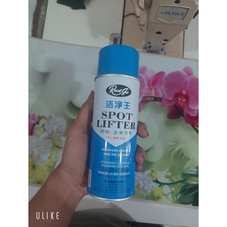 Chai xịt tẩy dầu trên vải 830