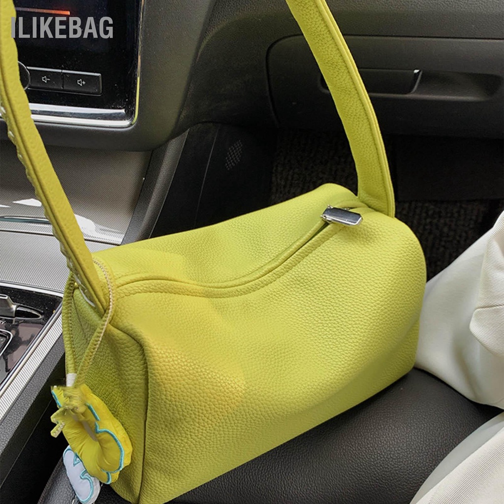 Có thể bán buôn Túi Xách Da PU Màu Trơn Kèm Móc Khóa Thời Trang Cho Nữ Ilikebag Hàng giao ngay