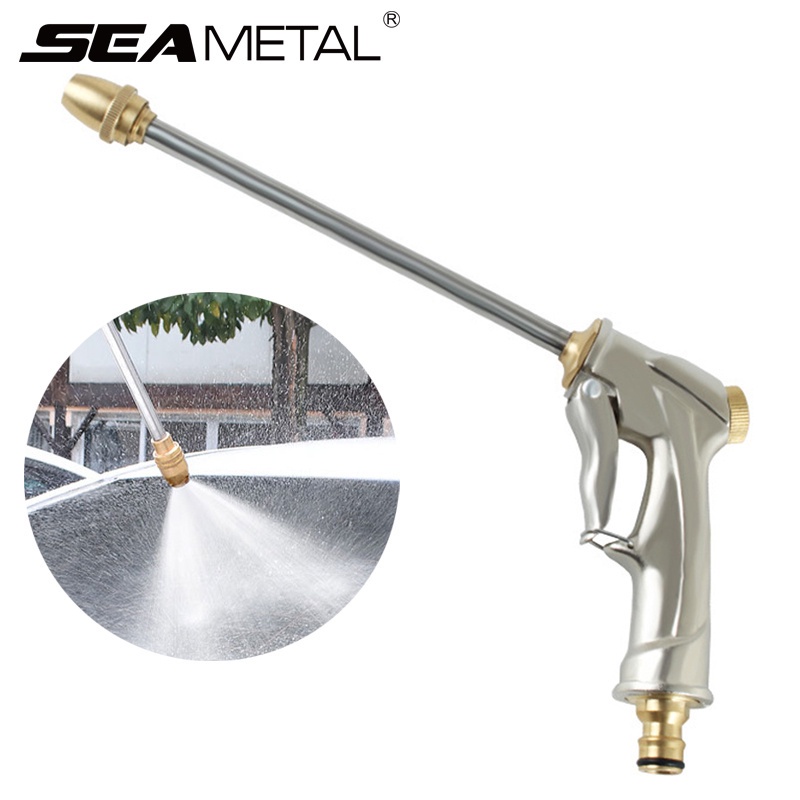 Vòi xịt nước SEAMETAL áp suất cao chất liệu kim loại rửa xe tiện lợi