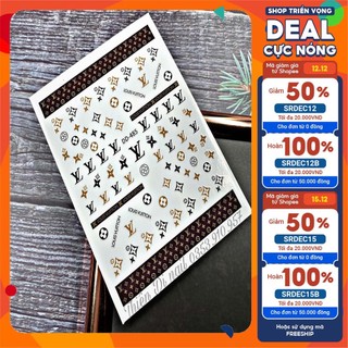 Stick hoạ tiết thương hiệu dán móng, miếng dán trang trí móng Thiên Di Nail