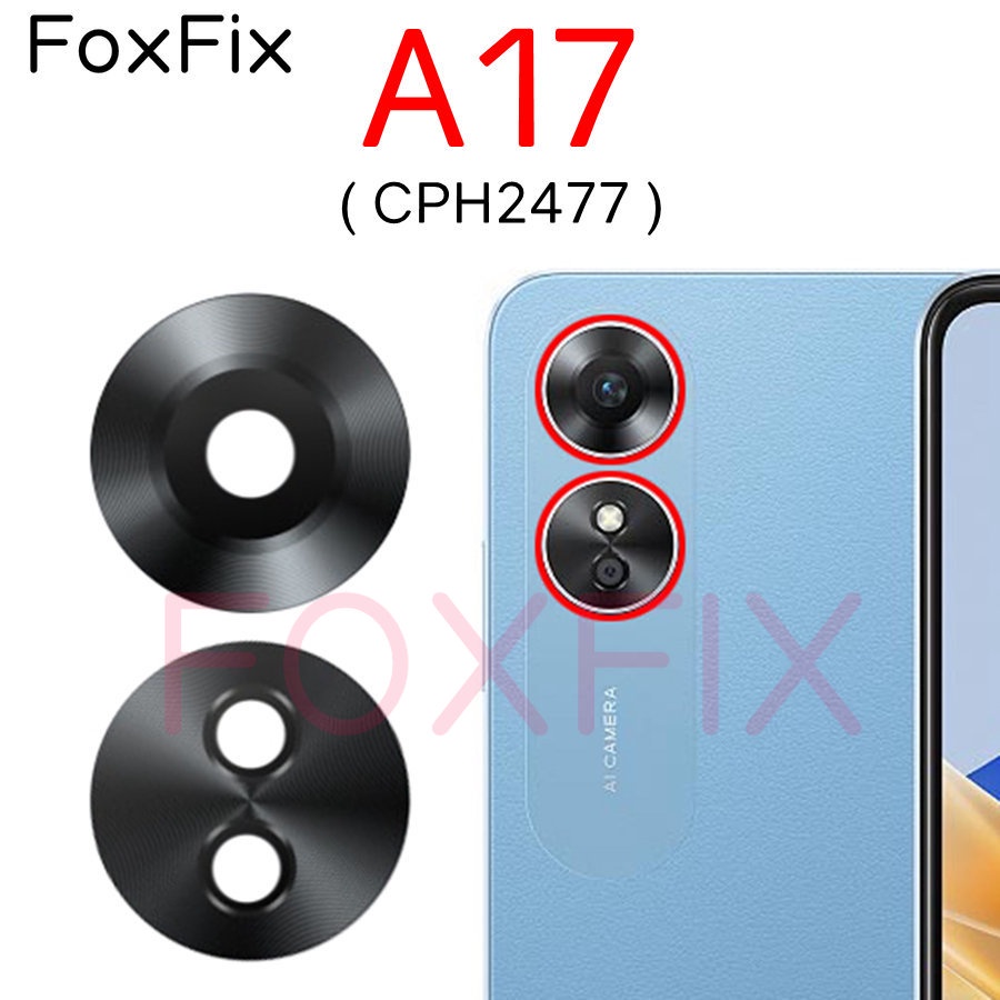Nắp Đậy Ống Kính camera Sau Bằng Kính Thay Thế Chuyên Dụng Cho oppo a16 a16s a16k a17 a54 a56 a57 a74 a76 a77 a93 a93s a95 a96 5g