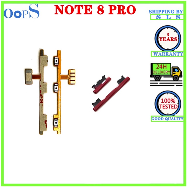 Flex Nút Nguồn + Nút Nguồn + Dây Cáp Dẻo Thay Thế Chuyên Dụng Cho xiaomi redmi note 8 pro