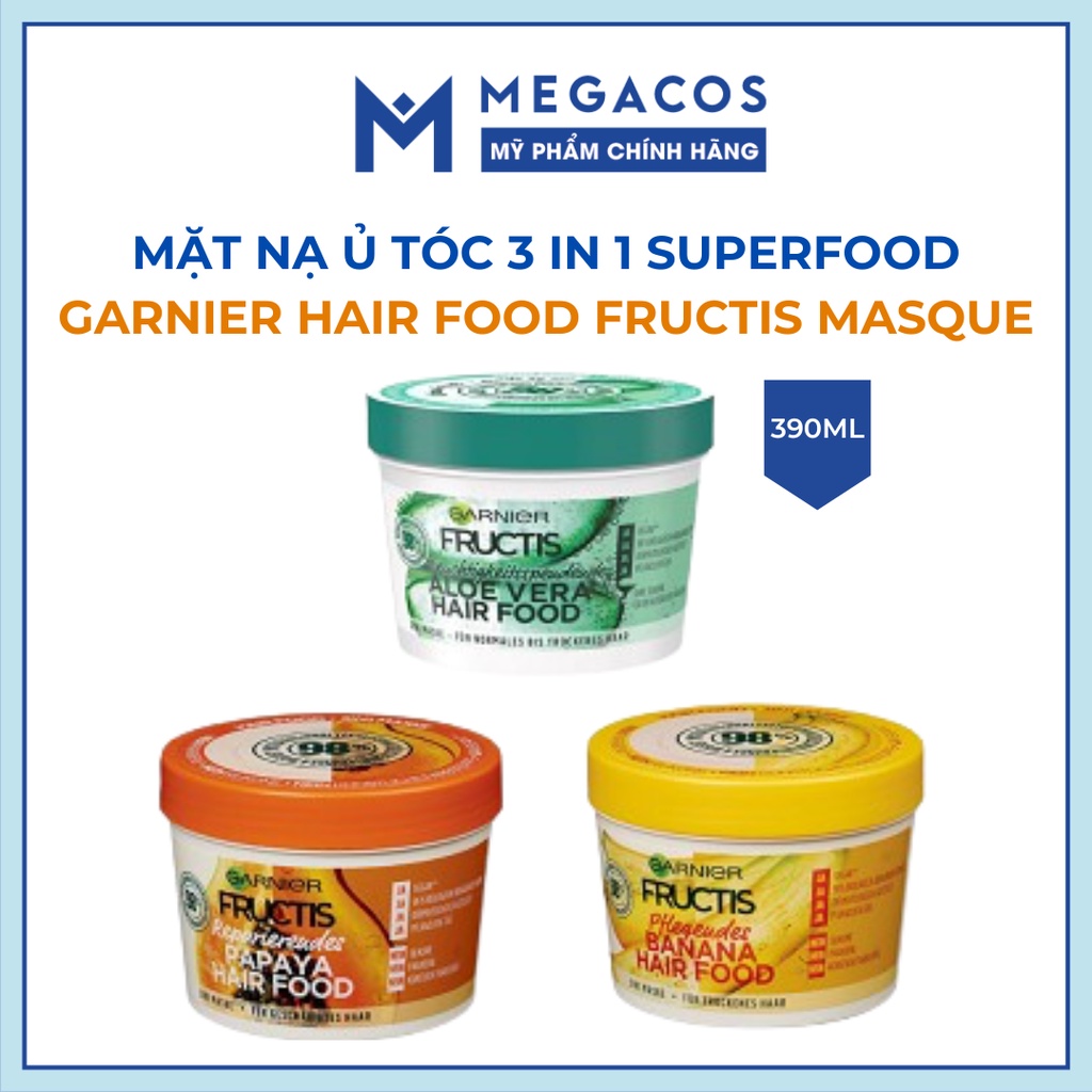 Mặt nạ ủ tóc 3 In 1 Superfood của GARNIER Hair food Fructis Masque