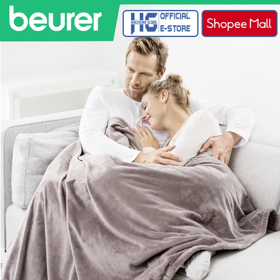 Chăn Điện Sưởi Ấm Beurer HD75 | Thương Hiệu Đức - Chất Liệu Sợi Lông Cừu An Toàn, Mềm Mại, Thân Thiện Với Làn Da