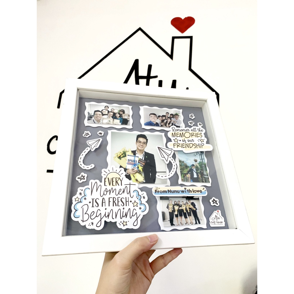 Khung Hình Fairwell - Quà Tặng Chia Tay Đồng Nghiệp - Khung Hình Scrapbook Handmade