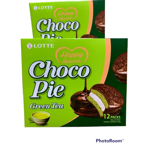 Bánh choco pie LOTTE Hàn Quốc Happy Moments hộp 12 cái