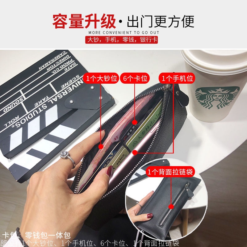 Ví Da Siêu Mỏng Dáng Dài Thiết Kế Đơn Giản Thời Trang Mùa Hè Cho Nữ