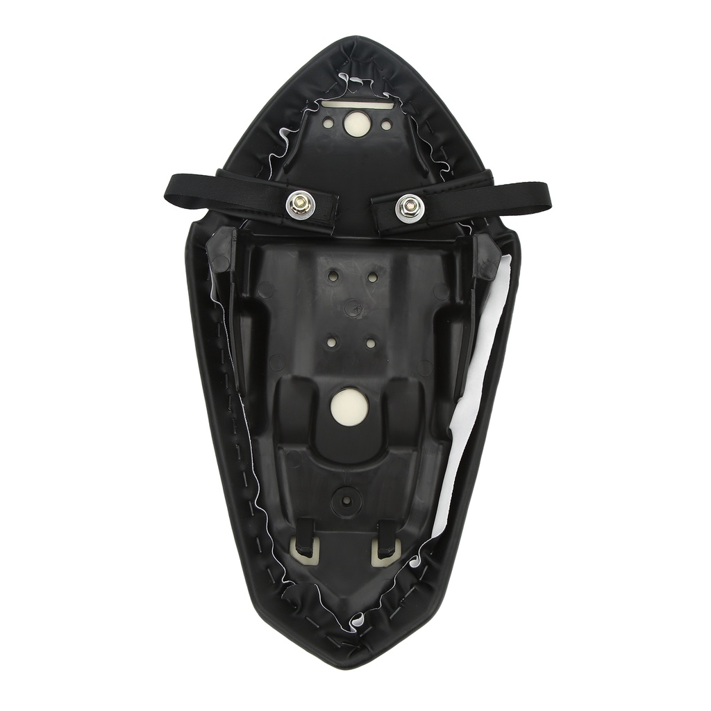 Motorlife Yên đệm sau xe máy Ghế hành khách bằng da tổng hợp cho Ninja 400 EX400 2017‑2020