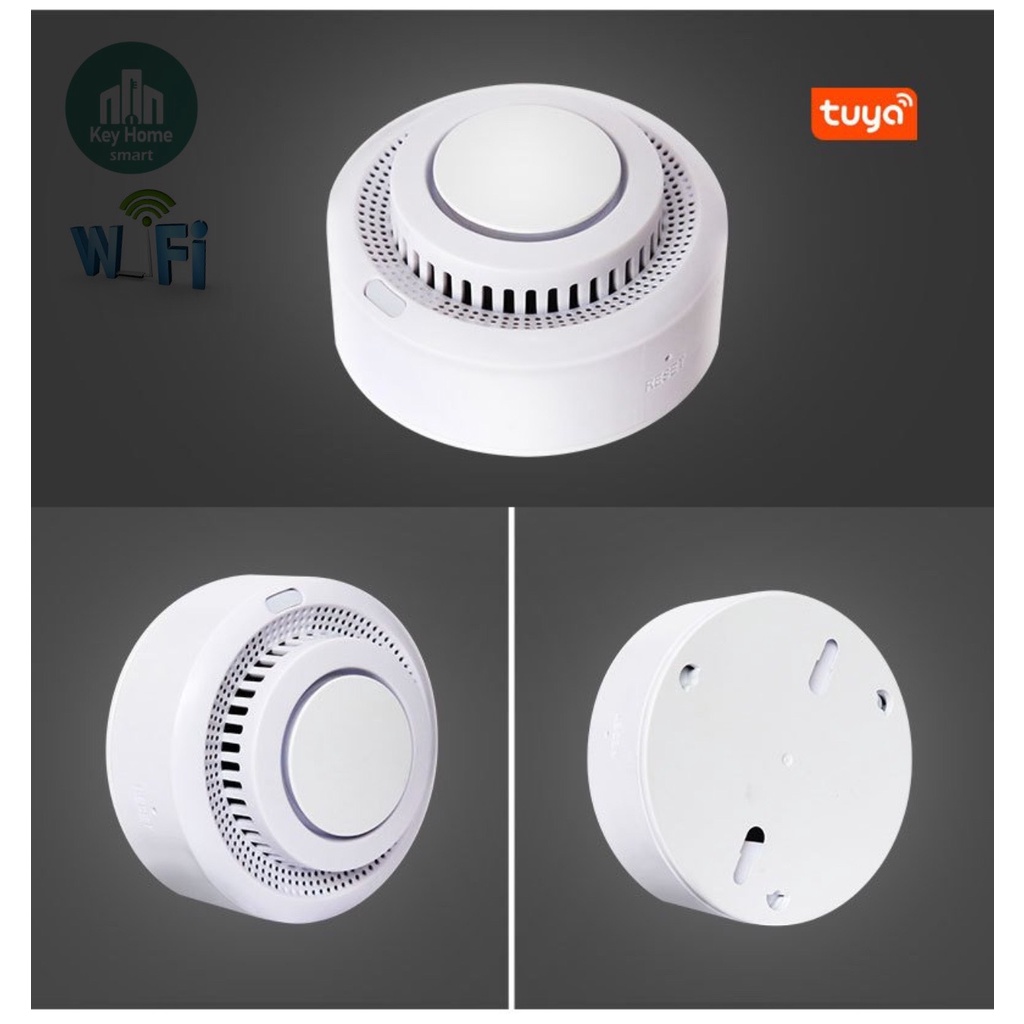 Báo động khói không dây thông minh wifi Tuya, phòng cháy báo cháy an ninh cho gia đình, văn phòng, nhà xe