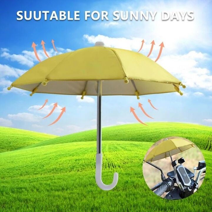 Ô Dù Mini, Dù Nhỏ Che Mưa, Che Nắng Gắn Xe Máy Chạy Grab Công Nghệ