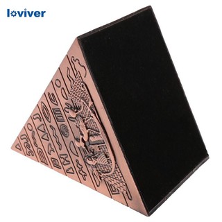 [Loviver] Loviver Kim Loại Thủ Công Kim Tự Tháp Đồ trang trí Xây Dựng Kệ Sách Trang Trí