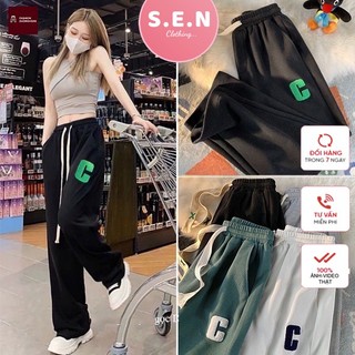 Quần Jogger Tổ Ong C Basic ống xuông Chất Dày Dặn