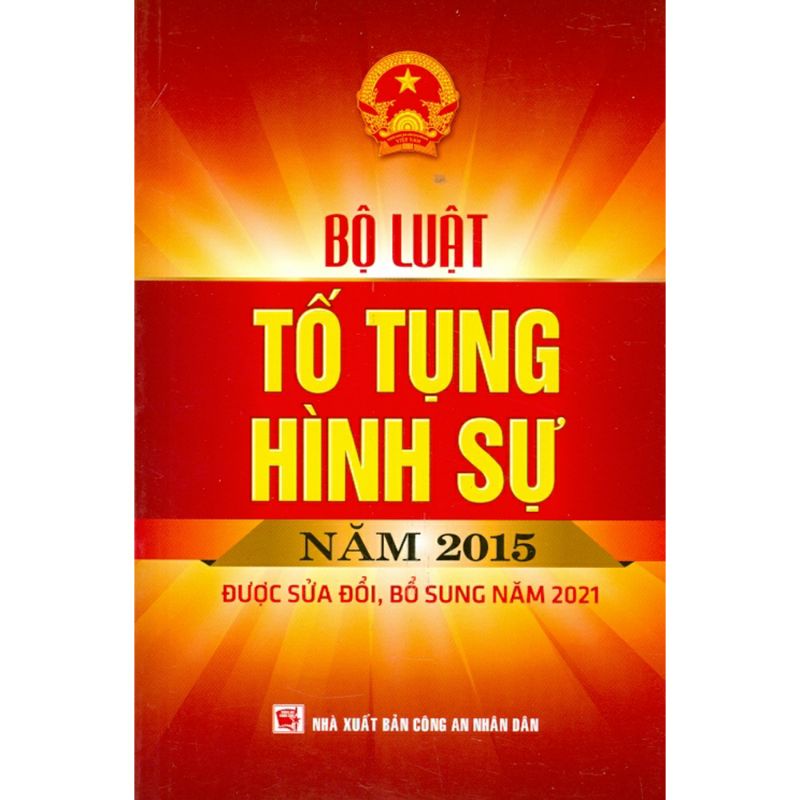 Sách: Bộ Luật Tố Tụng Hình Sự Năm 2015