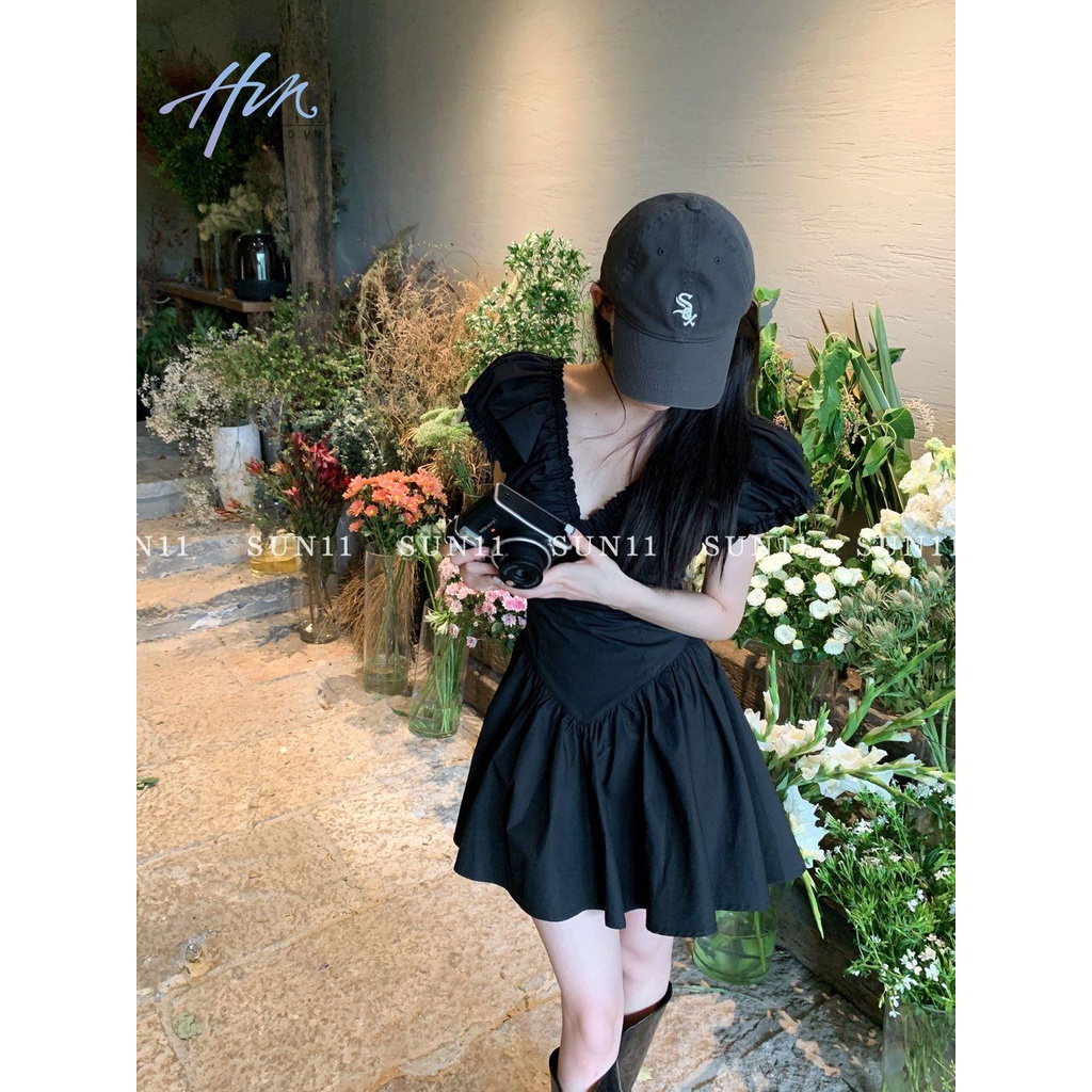 Đầm Công Chúa Màu Trắng Thiết Kế Mỏng Ngọt Ngào Thời Trang Mùa Hè Theo Phong Cách Pháp Cho Nữ