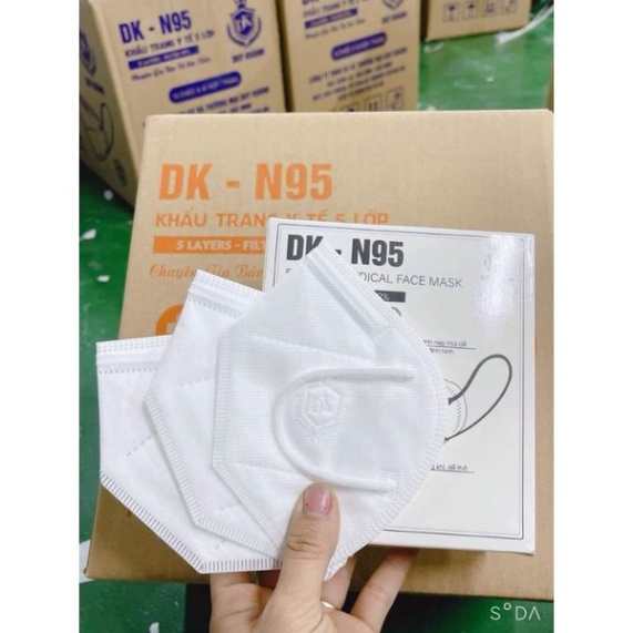 Thùng 200 chiếc khẩu trang N95 Không Van 5 lớp