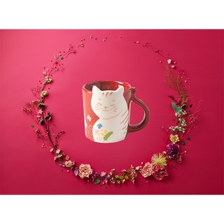 Cốc Sứ Mug Starbucks 12Oz Ceramic Zodiac Cat