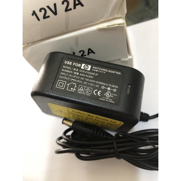Cục sạc loa 12v-2a đầu tròn jack 5.5ly loại tốt