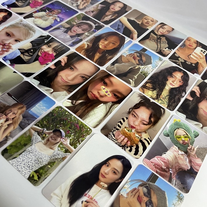 Bộ card bo góc siêu đáng yêu Blackpink- Tặng toploader và sleeve