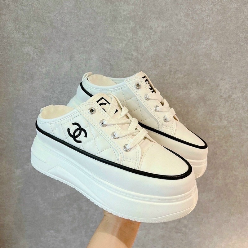 GIÀY SỤC THỂ THAO NÂNG ĐẾ 7CM TRẦN CHỈ SIÊU NHẸ Hot 2022