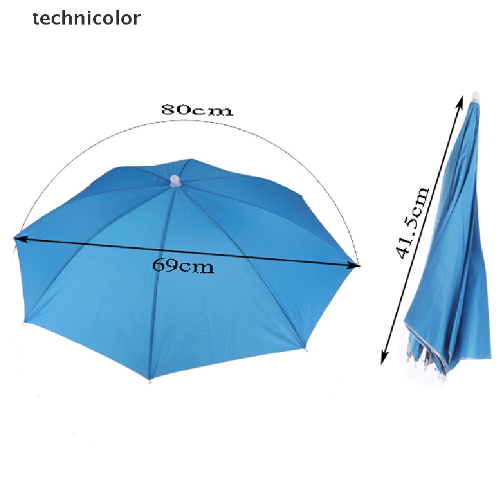 1 Dù Đội Đầu Có Thể Gấp Gọn Dùng Đi Câu Cá / Cắm Trại / Đi Biển