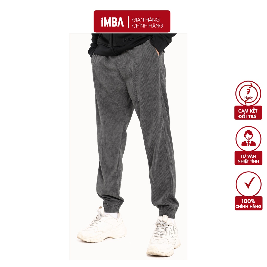 Quần Jogger Nhung Tăm Unisex IMBA