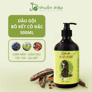 Dầu gội bồ kết cô đặc mọc tóc giảm rụng đen tóc suôn mượt Thuần Diệp [DATE MỚI]
