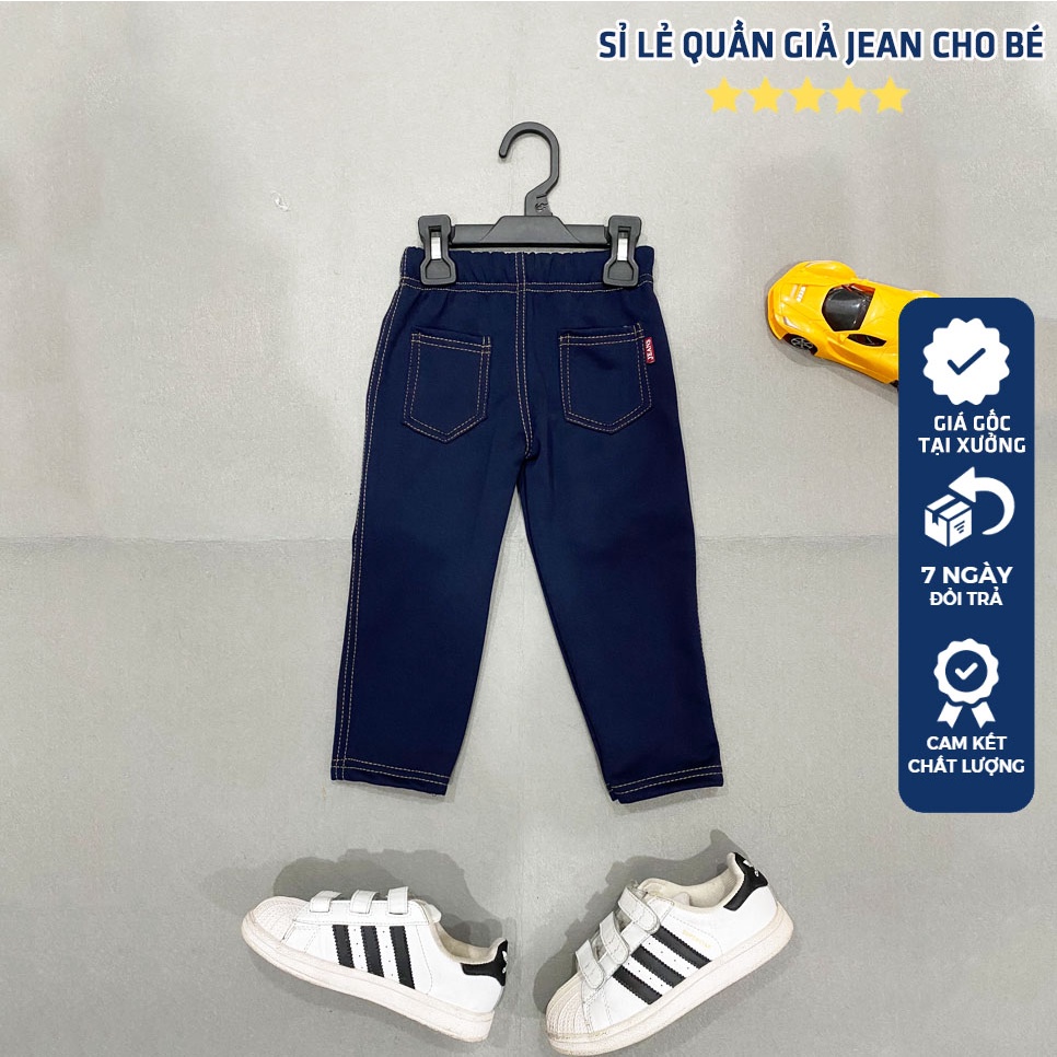 Quần jean nỉ dày dặn, mềm mịn, siêu ấm cho bé trai và bé gái từ 8-40kg
