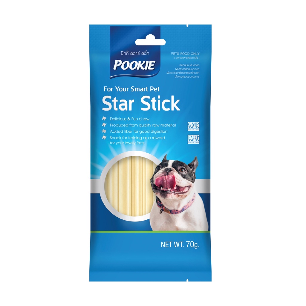 Pookie Star Stick 70g 06 Vị 🐶 FREE SHIP 🐶 Snack Que Gặm Vệ Sinh Răng Miệng Cho Chó Mèo