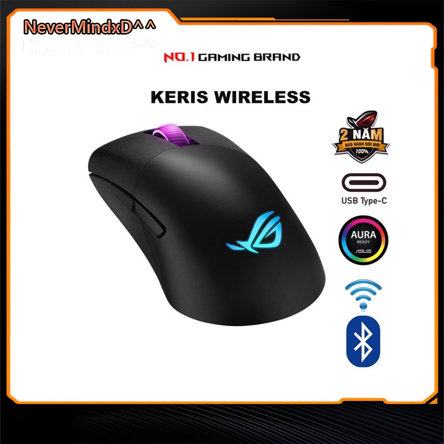 Chuột Gaming Asus ROG Keris Wireless - Chính Hãng Bảo Hành 24 Tháng