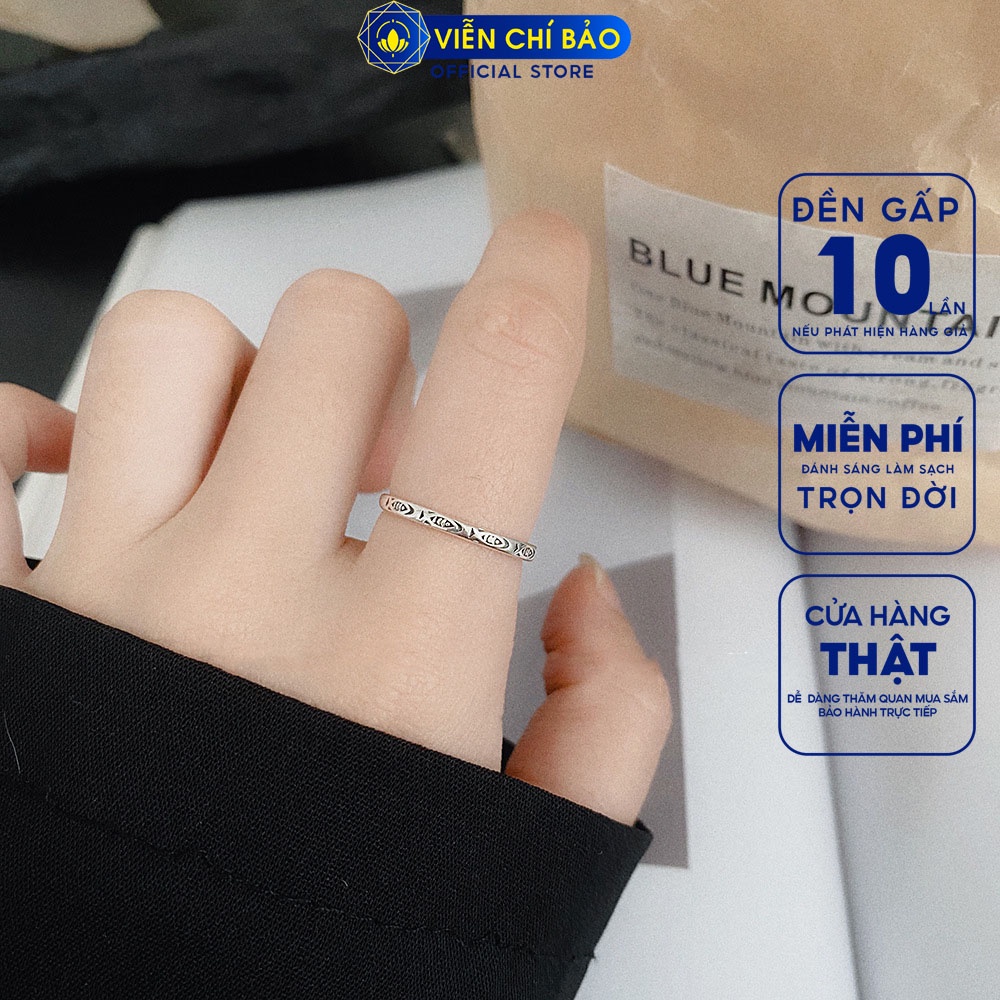Nhẫn cá nhỏ chất liệu bạc Thái 925 thời trang phụ kiện trang sức nữ Viễn Chí Bảo N000596
