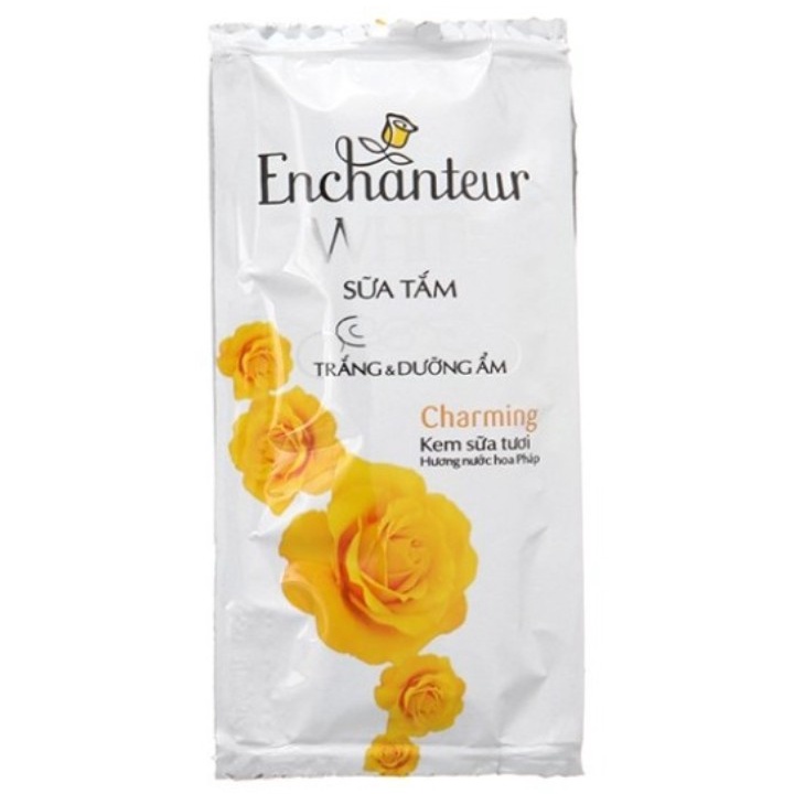 Dây Sữa Tắm ENCHANTEUR Vàng - Hồng - Tím