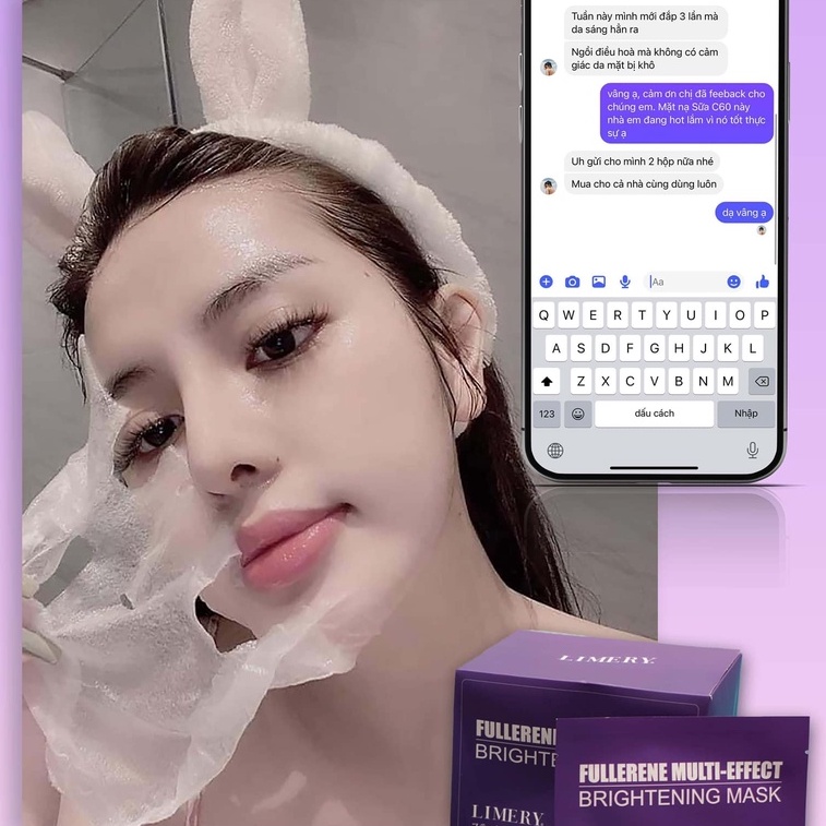 Limery - Mặt Nạ Sữa C60 Fullerene