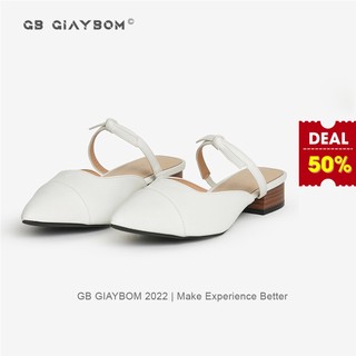 Giày Cao Gót Nữ giayBOM Mũi Nhọn Gót Cao 3 cm GB00110