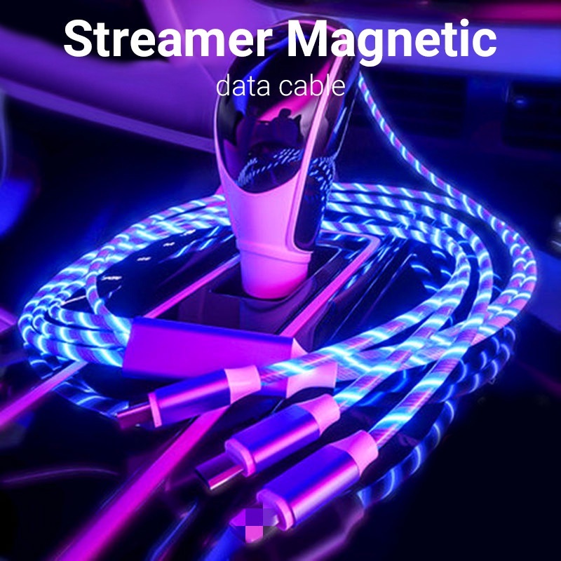 Dây Cáp Sạc Nhanh / Truyền Dữ Liệu USB 3 Trong 1 Chuyên Dụng Cho Samsung Xiaomi