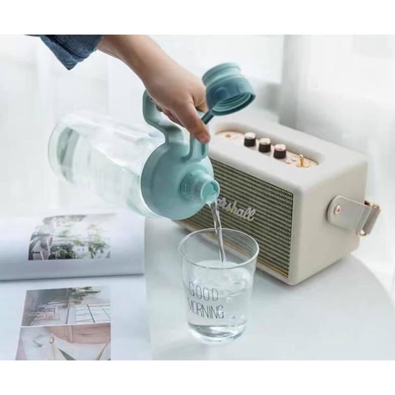 Bình Đựng Nước Các Loại 1.8L Có Chia Vạch Tập Gym, Đựng Trà, Giải Khát, Cho Dân Văn Phòng