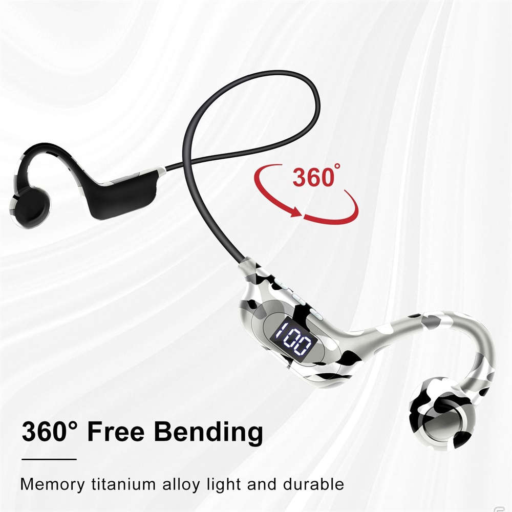 Tai Nghe Tương Thích Bluetooth Dẫn Truyền Xương Akz-g3 Tai Nghe Thể Thao Không Dây Dẫn Truyền Xương Móc Tai V5.3 Hỗ Trợ Công Nghệ Thẻ Tf