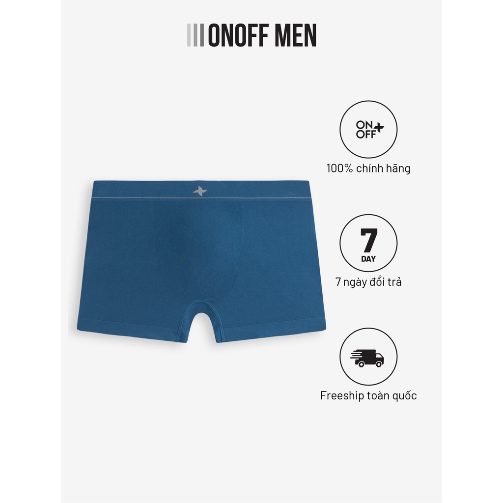 Quần lót nam dáng boxer dệt seamless không đường may thoải mái, mềm mại và đàn hồi cao - ONOFF A27BU2132048